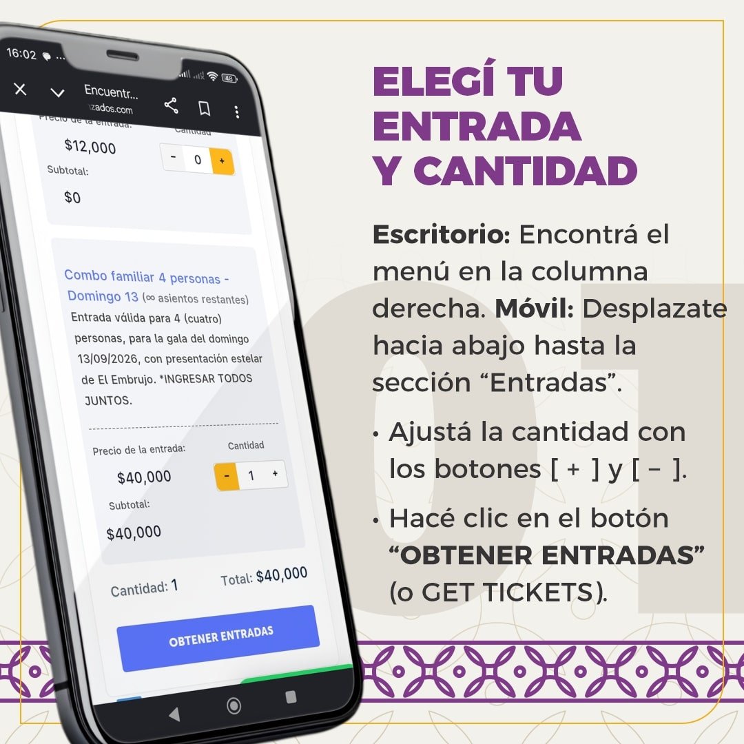Paso 1: Seleccionar entradas